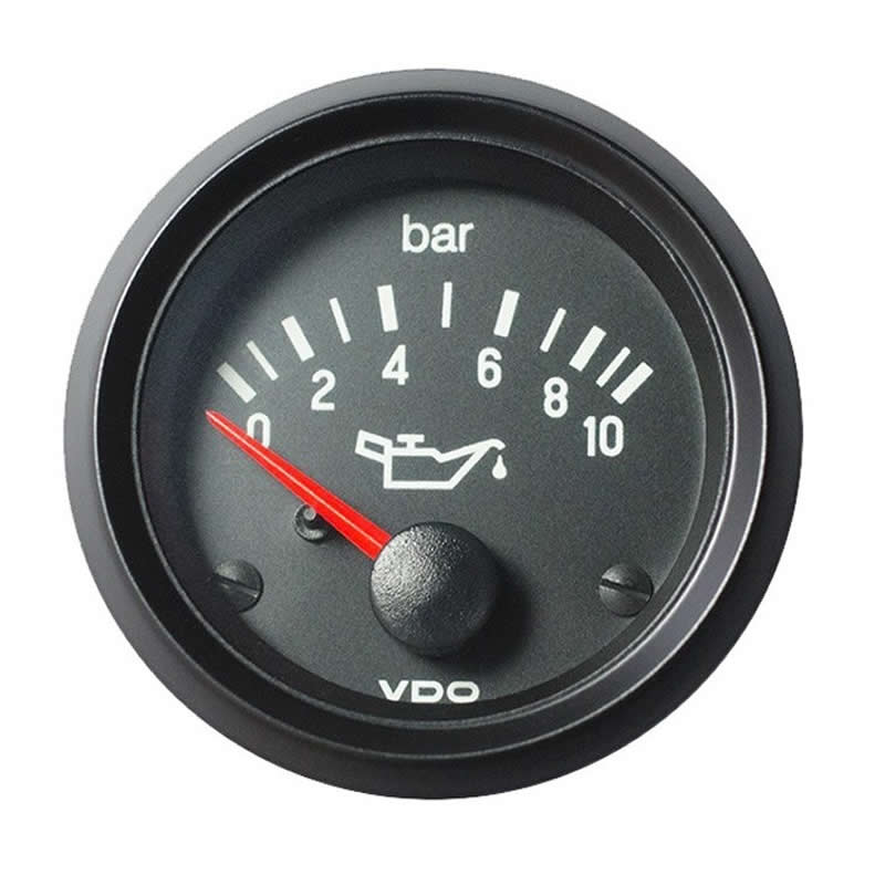 Vdo Pressure Gauge Vdo Cockpit Vision Engine Oil Pressure Bar Mm V Vdo Gauge Vdo Vision